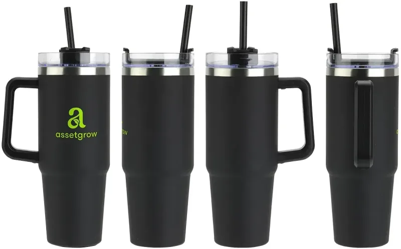 Custom Medina 30 oz Vacuum Insulated Stainless Steel Mug — view 5
