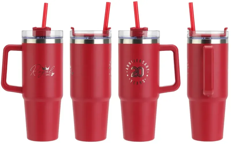 Custom Medina 30 oz Vacuum Insulated Stainless Steel Mug — view 6