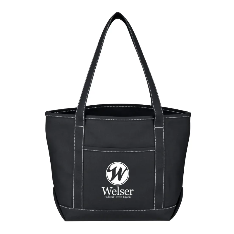 Medium Cotton Canvas Yacht Tote Bag — view 2