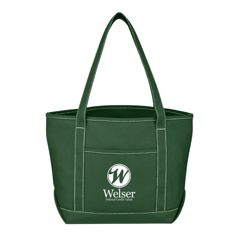 Medium Cotton Canvas Yacht Tote Bag — view 3