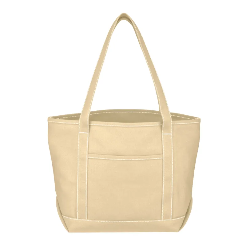 Medium Cotton Canvas Yacht Tote Bag — view 8