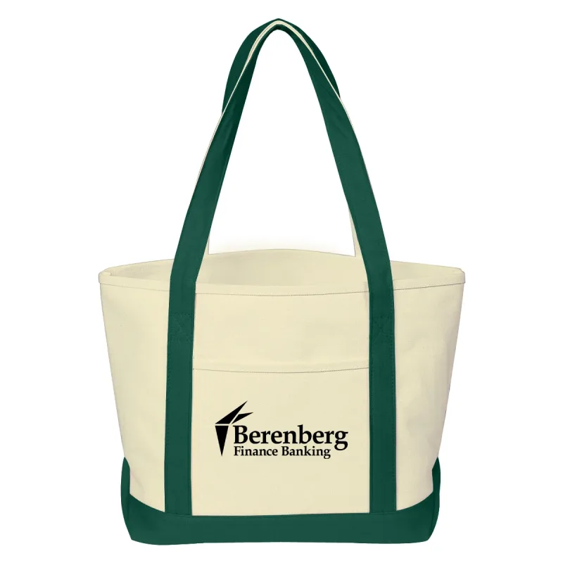 Heavy Cotton Canvas Boat Tote Bag — view 5