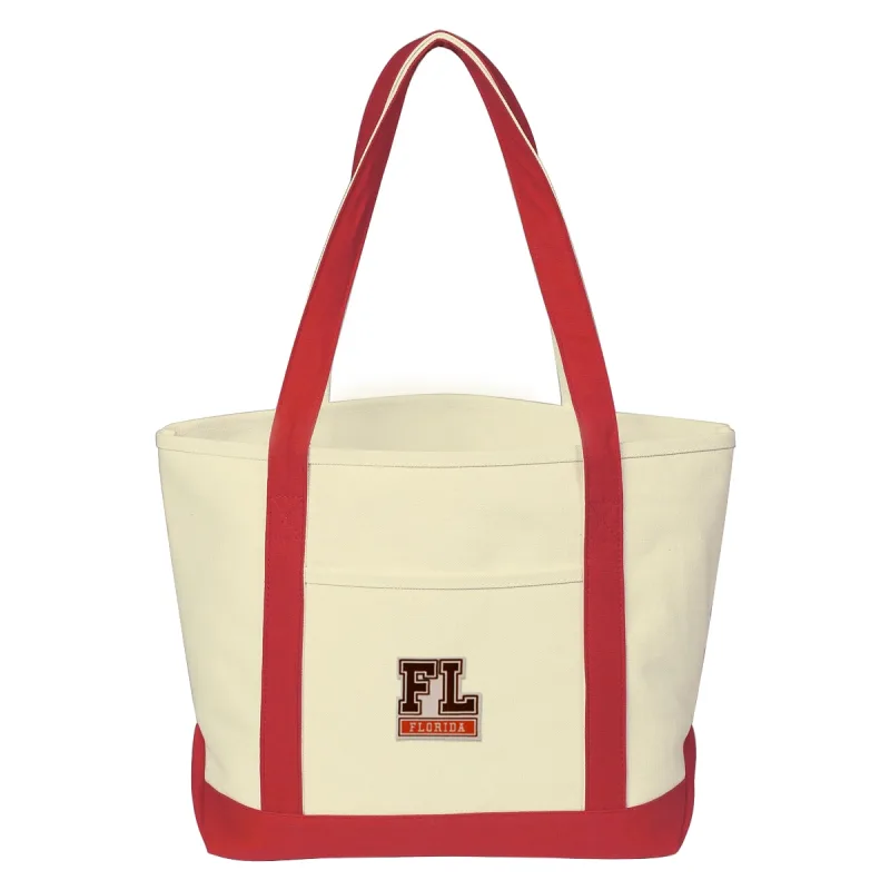Medium Starboard Cotton Canvas Tote Bag With Tackle Twill Patch — view 10