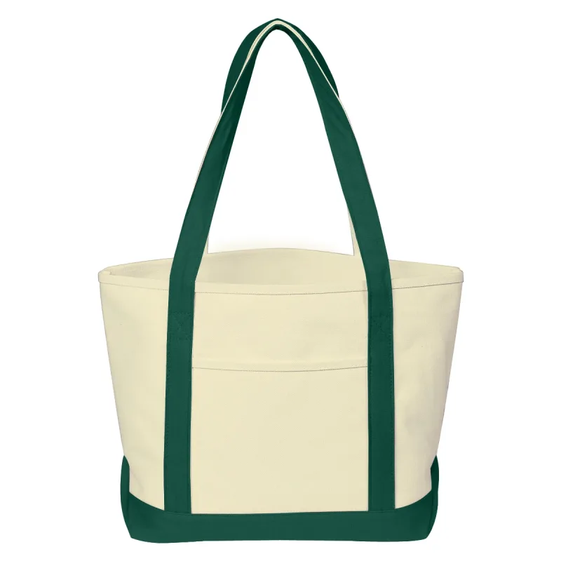 Medium Starboard Cotton Canvas Tote Bag With Tackle Twill Patch — view 13
