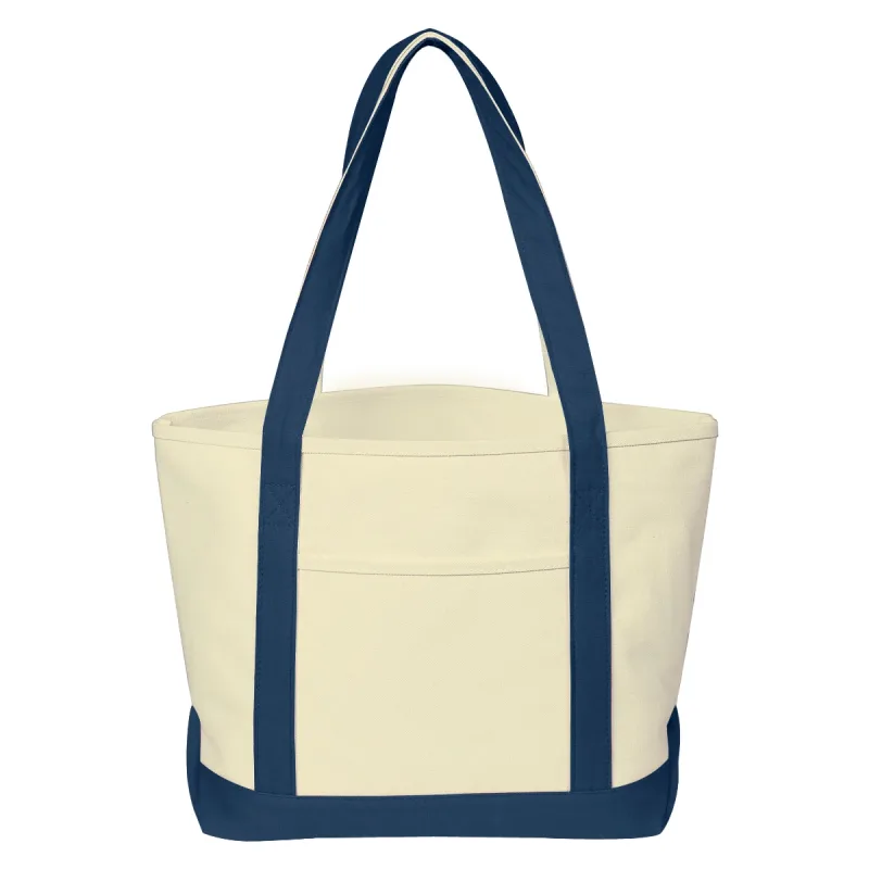 Medium Starboard Cotton Canvas Tote Bag With Tackle Twill Patch — view 5