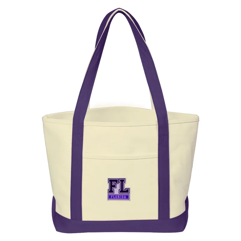 Medium Starboard Cotton Canvas Tote Bag With Tackle Twill Patch — view 8