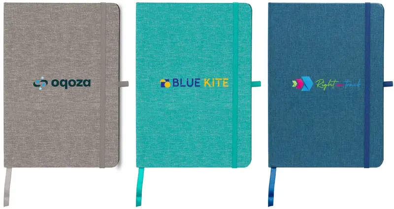 Melville 3.5" x 5.5" RPET Notebook - ColorJet