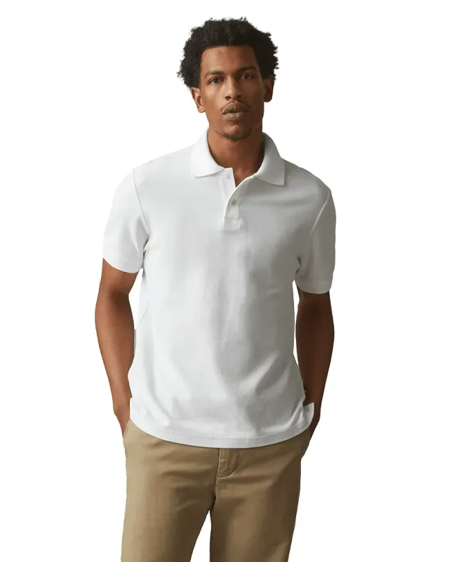 Branded Cotton Pique Polo for Men - American Giant — view 19