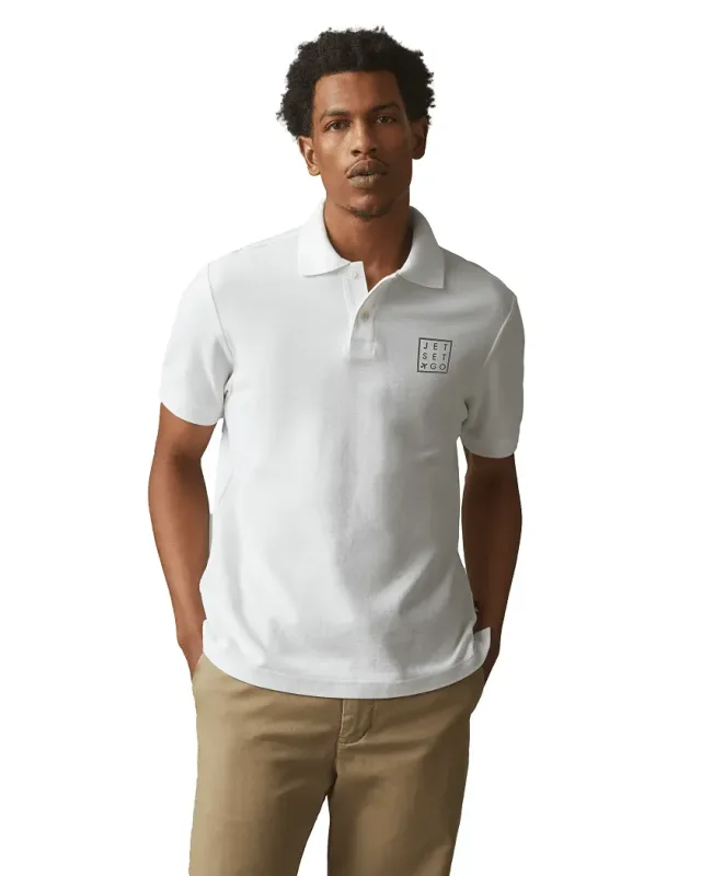 Branded Cotton Pique Polo for Men - American Giant — view 22