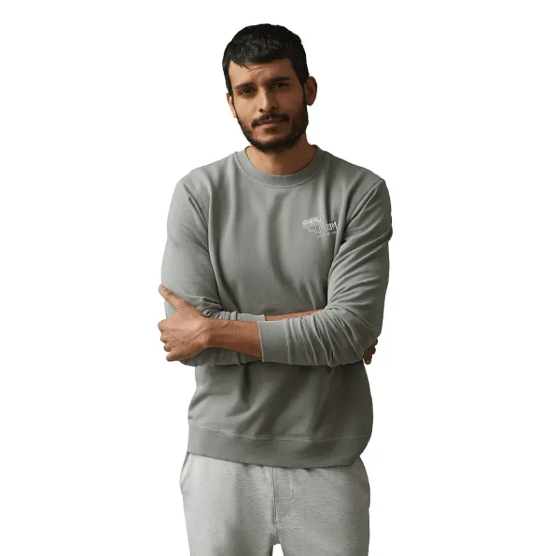 Men's American Giant Everyday Lightweight French Terry Classic Crew Sweatshirt — view 6