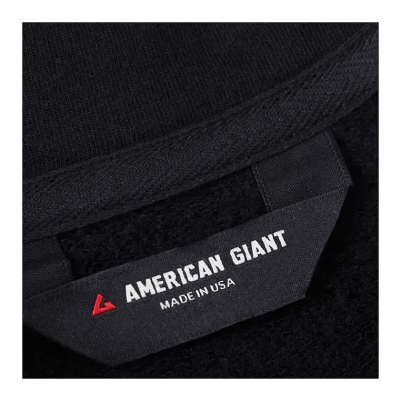 Customized American Giant Moto Full Zip Jacket for Men — view 2