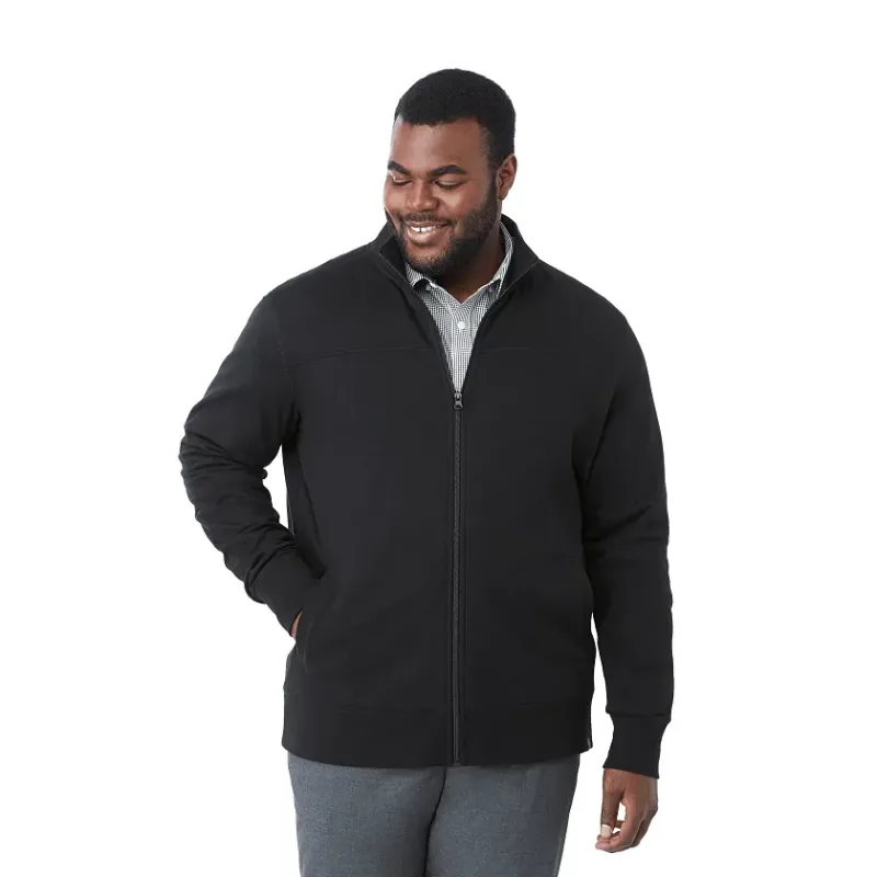 Custom Men's Argus Full Zip Eco Fleece — view 19