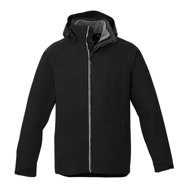 Branded Arlington Men's Waterproof 3-in-1 Jacket with Detachable Microfleece Liner