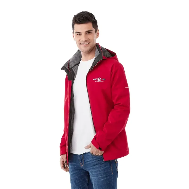 Branded Arlington Men's Waterproof 3-in-1 Jacket with Detachable Microfleece Liner — view 10
