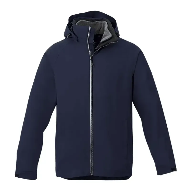 Branded Arlington Men's Waterproof 3-in-1 Jacket with Detachable Microfleece Liner — view 16