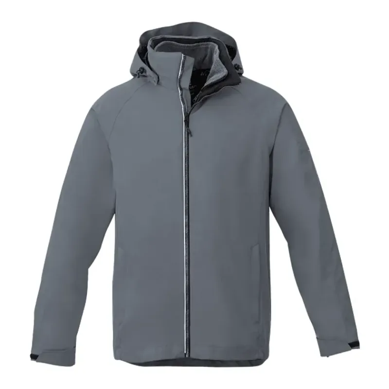 Branded Arlington Men's Waterproof 3-in-1 Jacket with Detachable Microfleece Liner — view 22
