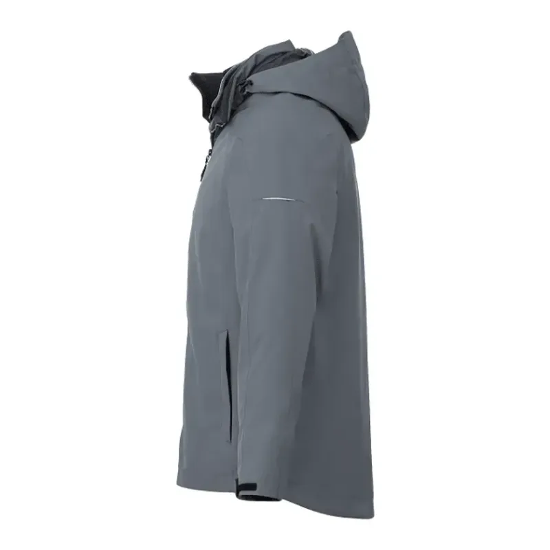 Branded Arlington Men's Waterproof 3-in-1 Jacket with Detachable Microfleece Liner — view 23