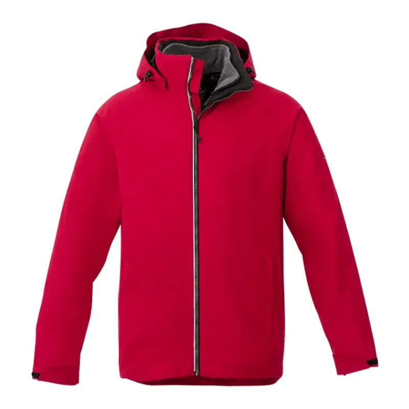 Branded Arlington Men's Waterproof 3-in-1 Jacket with Detachable Microfleece Liner — view 8
