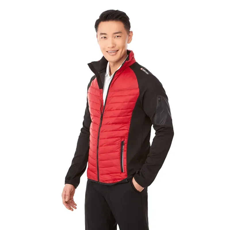 Customizable Men's BANFF Hybrid Insulated Puffer Jacket — view 9