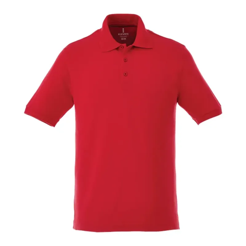 Customizable Men's BELMONT Short Sleeve Pique Polo Shirt — view 13