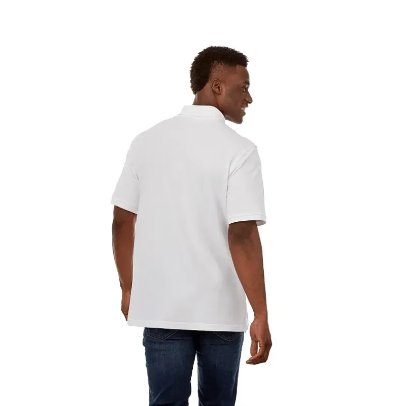 Customizable Men's BELMONT Short Sleeve Pique Polo Shirt — view 4