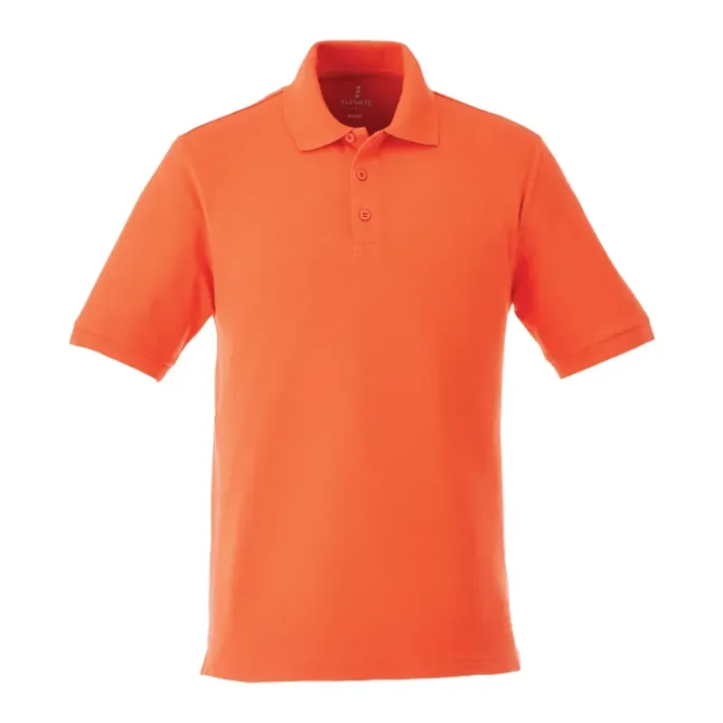 Customizable Men's BELMONT Short Sleeve Pique Polo Shirt — view 9