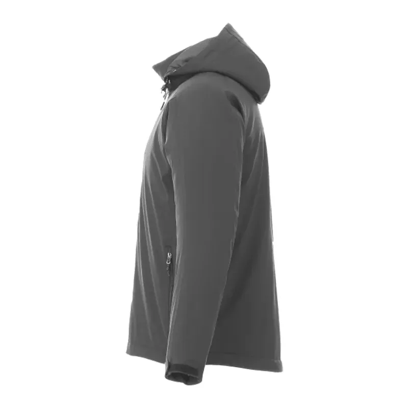 Custom Insulated Softshell Jacket - Men's BRYCE With Hood — view 10