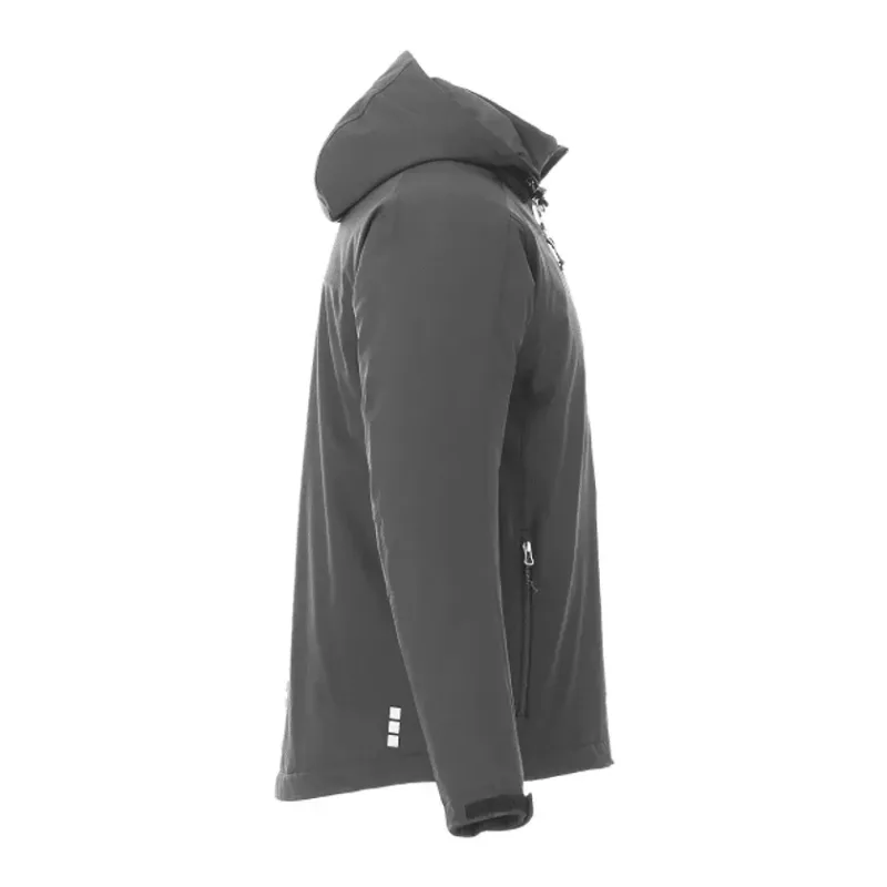 Custom Insulated Softshell Jacket - Men's BRYCE With Hood — view 11
