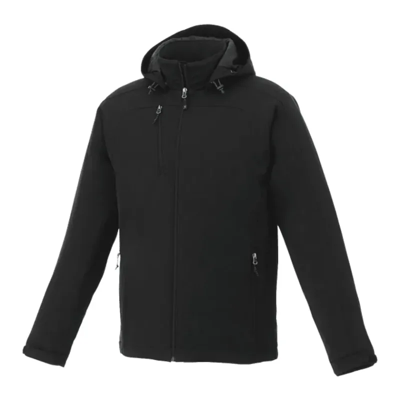 Custom Insulated Softshell Jacket - Men's BRYCE With Hood — view 15