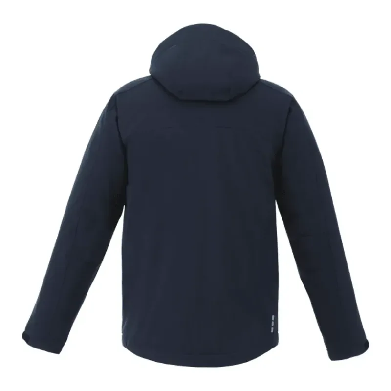 Custom Insulated Softshell Jacket - Men's BRYCE With Hood — view 2