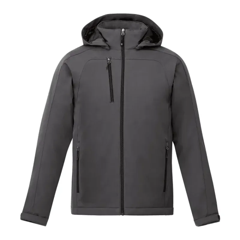 Custom Insulated Softshell Jacket - Men's BRYCE With Hood — view 7