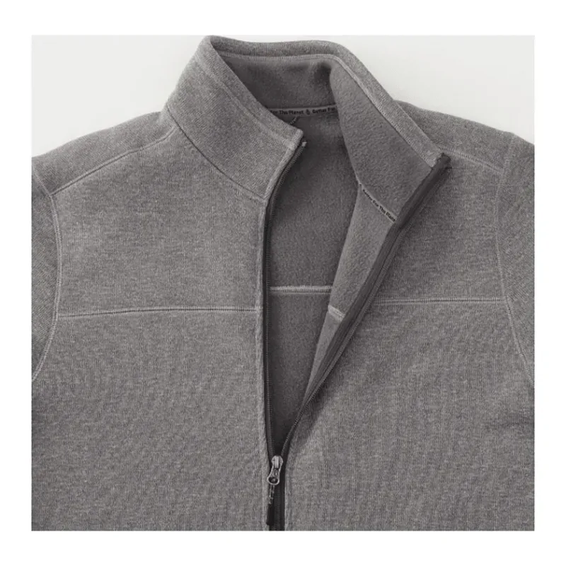 Custom Branded Men's Darnell Eco Knit Full Zip Sweater — view 12