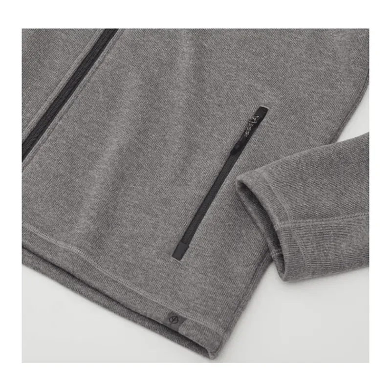 Custom Branded Men's Darnell Eco Knit Full Zip Sweater — view 13