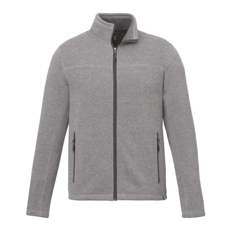 Custom Branded Men's Darnell Eco Knit Full Zip Sweater — view 14