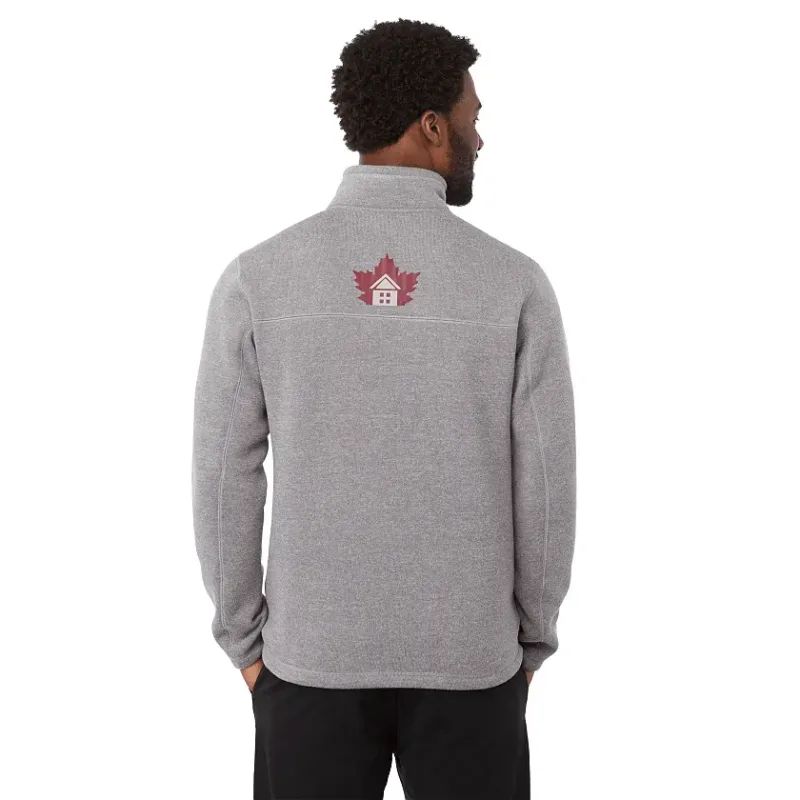 Custom Branded Men's Darnell Eco Knit Full Zip Sweater — view 19