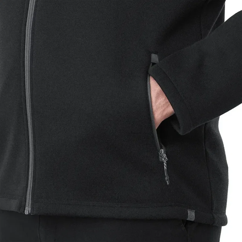 Custom Branded Men's Darnell Eco Knit Full Zip Sweater — view 2