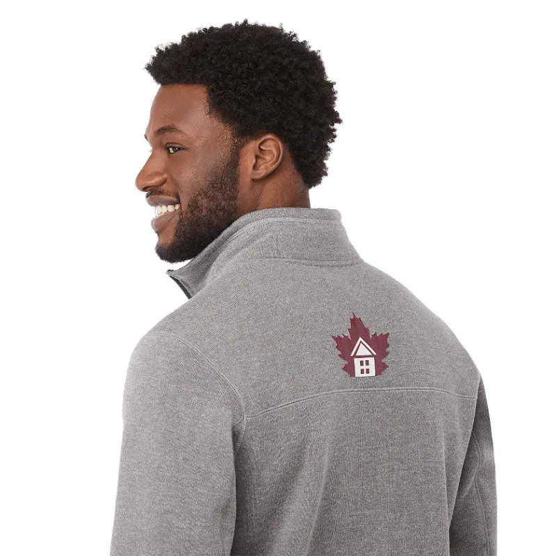 Custom Branded Men's Darnell Eco Knit Full Zip Sweater — view 21