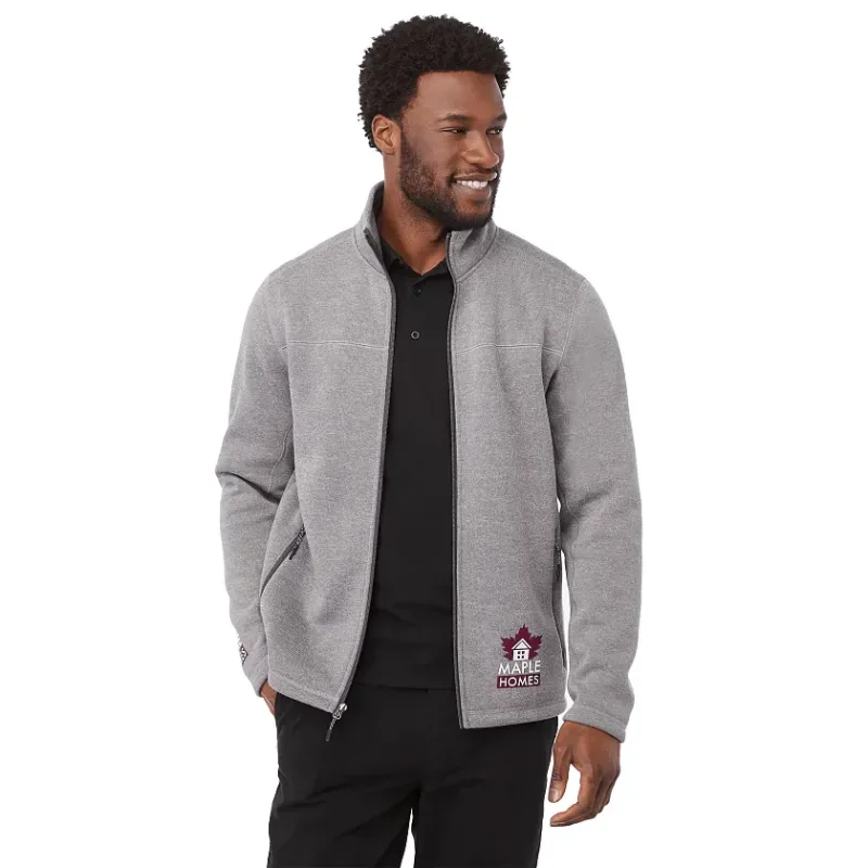 Custom Branded Men's Darnell Eco Knit Full Zip Sweater — view 22