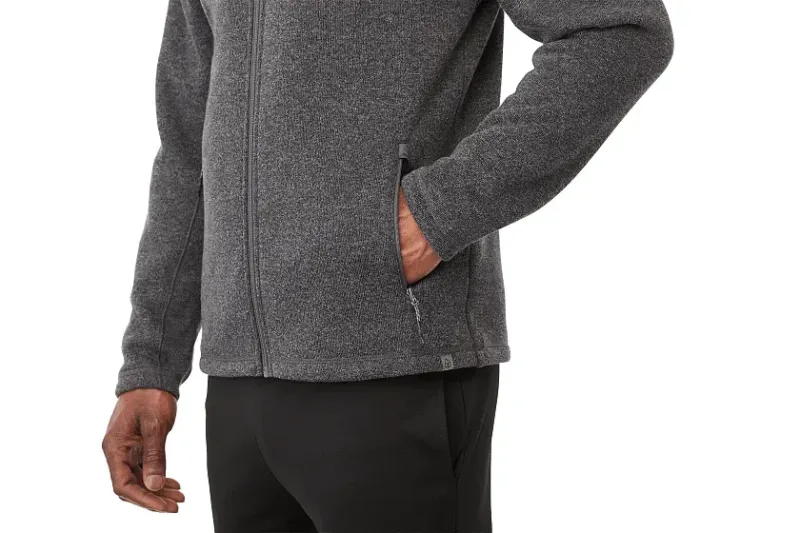 Custom Branded Men's Darnell Eco Knit Full Zip Sweater — view 26