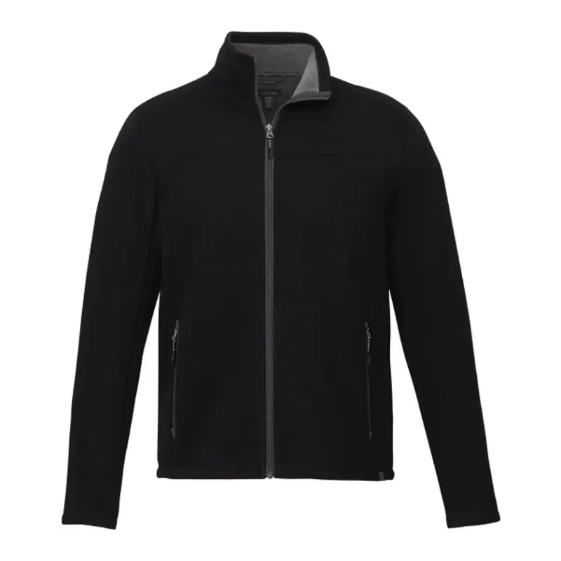 Custom Branded Men's Darnell Eco Knit Full Zip Sweater — view 4