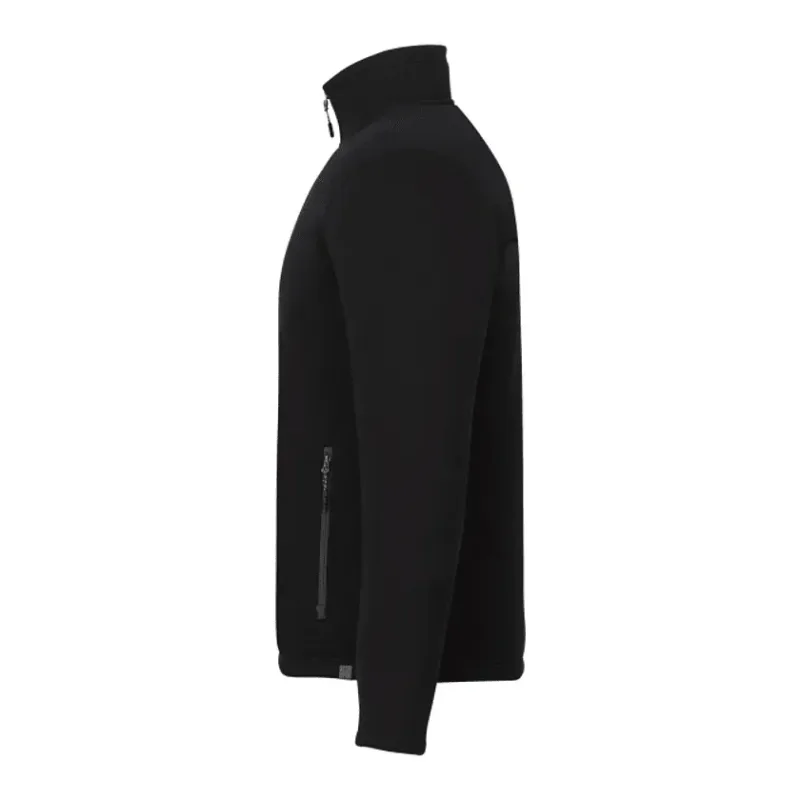 Custom Branded Men's Darnell Eco Knit Full Zip Sweater — view 5