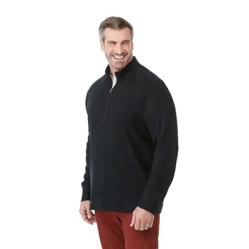 Custom Men's Classic Fleece Half Zip Pullover - Dayton — view 7