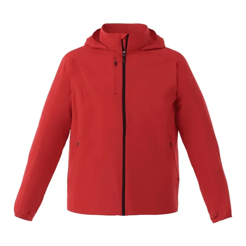 Custom Men's Lightweight Water Resistant Jacket with Hood - FLINT — view 12