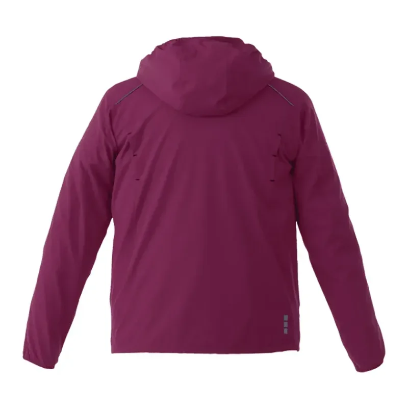 Custom Men's Lightweight Water Resistant Jacket with Hood - FLINT — view 19