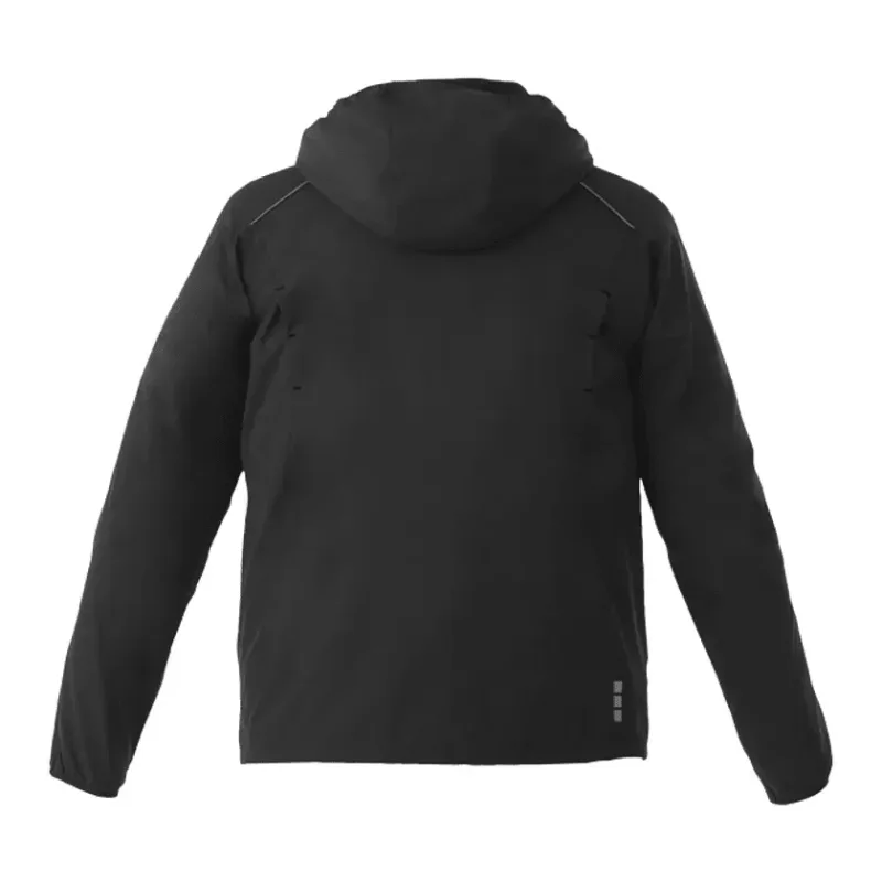 Custom Men's Lightweight Water Resistant Jacket with Hood - FLINT — view 2