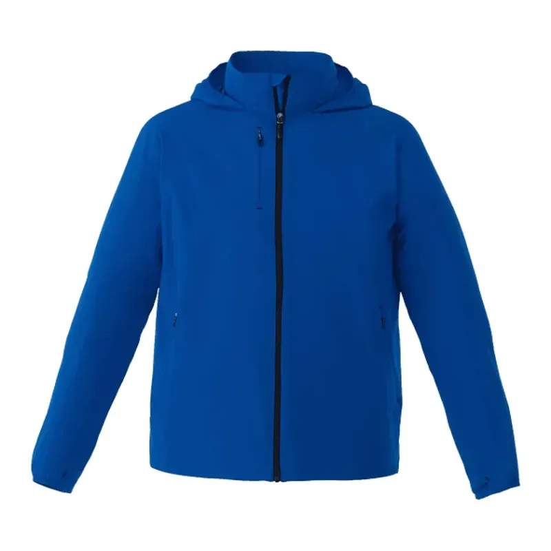 Custom Men's Lightweight Water Resistant Jacket with Hood - FLINT — view 23