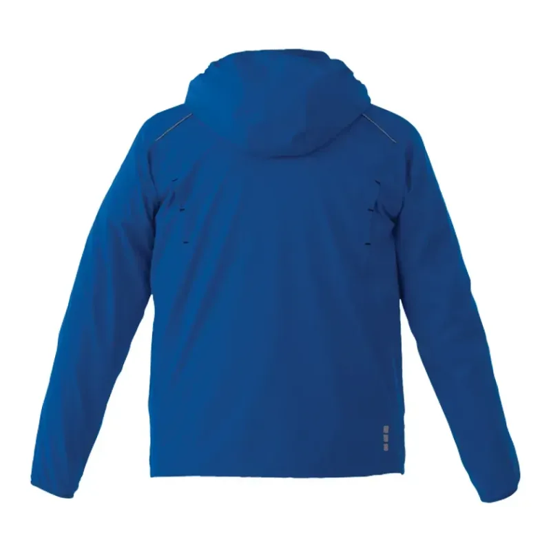 Custom Men's Lightweight Water Resistant Jacket with Hood - FLINT — view 24