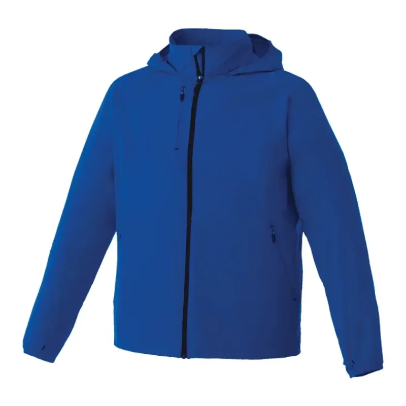 Custom Men's Lightweight Water Resistant Jacket with Hood - FLINT — view 25