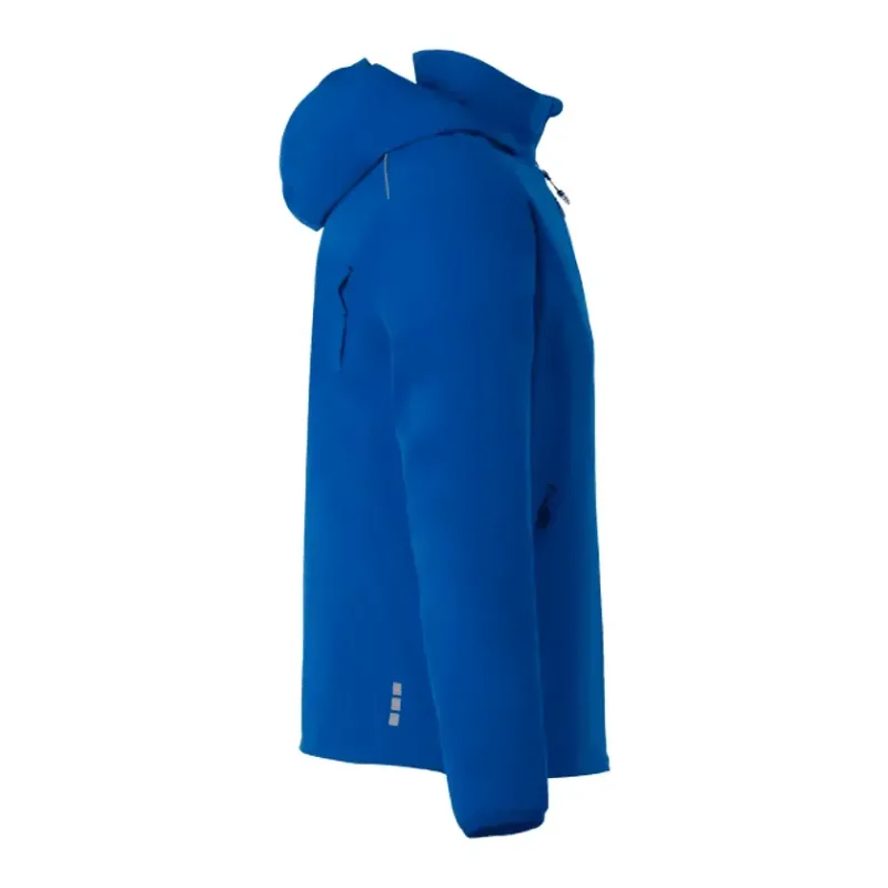 Custom Men's Lightweight Water Resistant Jacket with Hood - FLINT — view 27