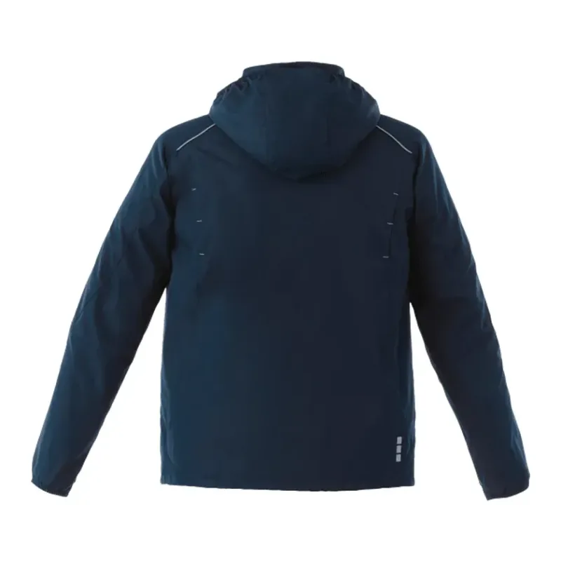 Custom Men's Lightweight Water Resistant Jacket with Hood - FLINT — view 29